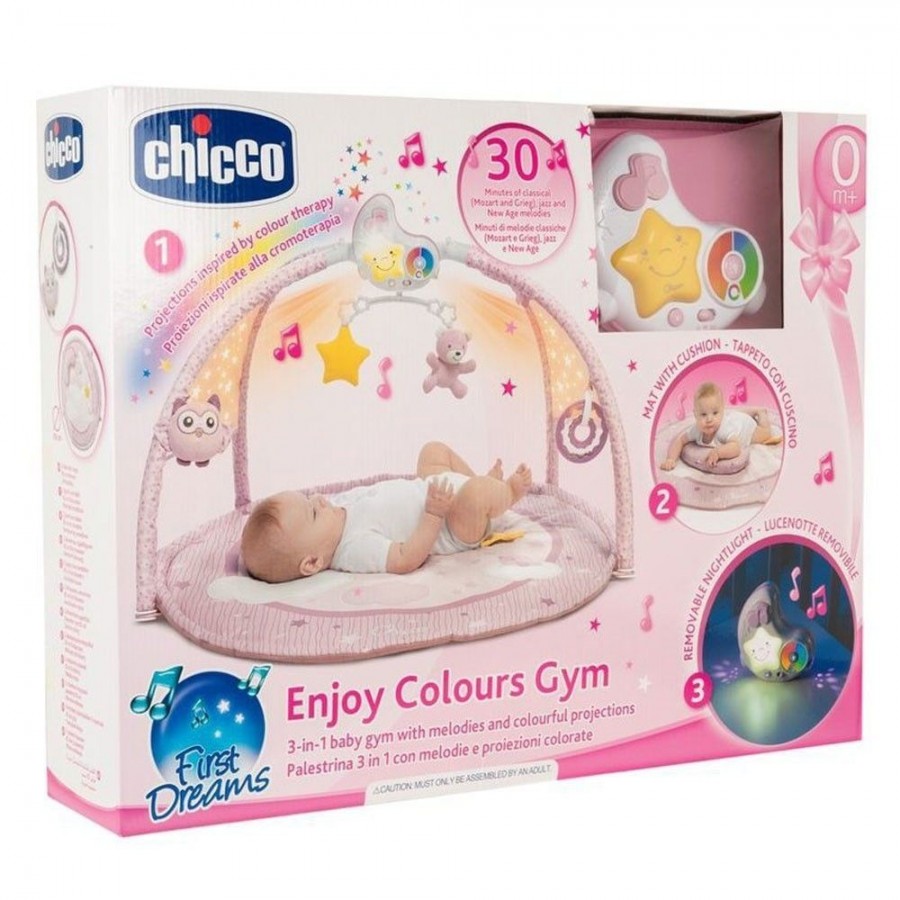 Chicco Γυμναστήριο Χαρούμενα Χρώματα Ροζ (Y01-09866-10)