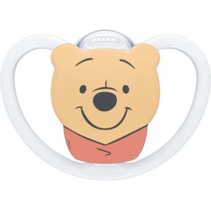 Nuk Πιπίλα Σιλικόνης για 6-18 μηνών Star Disney Winnie The Pooh (10176354)
