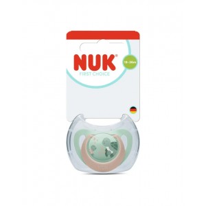 NUK First Choice Πιπίλα Σιλικόνης 18-36m, Turtle (10177251)