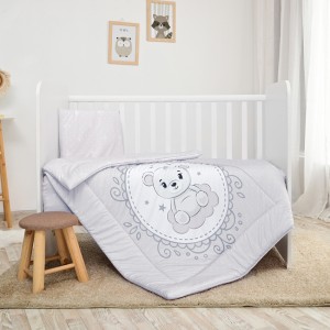 Lorelli Σετ Προίκα Μωρού Cosy 3 τμχ Ranforce Little Bear Grey (10420015903) Lorelli Σετ Προίκα Μωρού Cosy 3 τμχ Ranforce Little Bear Grey (10420015903)