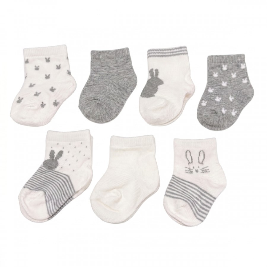 Gamberritos Καλτσάκια Newborn Γκρι Σετ 7τμχ. (10975-3) Gamberritos Καλτσάκια Newborn Γκρι Σετ 7τμχ. (10975-3)