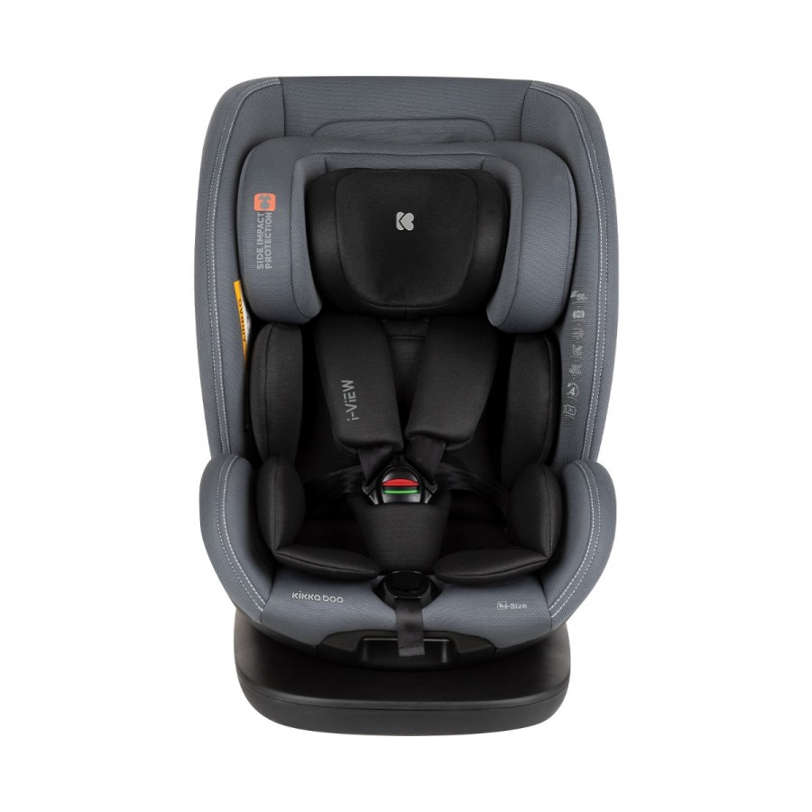 Kikkaboo Κάθισμα Αυτοκινήτου 40-150 cm i-View i-SIZE Dark Grey (31002100033)