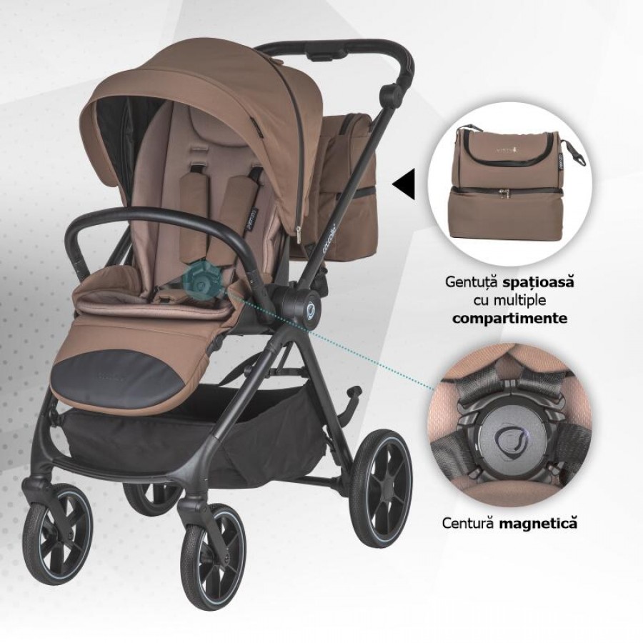 Coccolle Πολυκαρότσι 4σε1 Serry Liht Taupe (325065444-1)