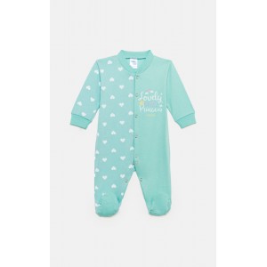 Pretty Baby Βρεφικό  Φορμάκι με μακρύ μανίκι, ψιλή πλέξη υφάσματος Princess Βεραμάν (32966)