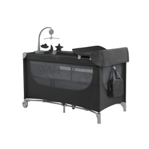 Kikkaboo Παρκοκρέβατο Nighty Night Black 2 Επιπέδων ( 31003010152)