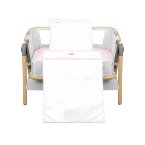 Kikka Boo Σετ Προίκας Μωρού 5 τεμ. για Λίκνο Dream Big Ροζ (41101050063)