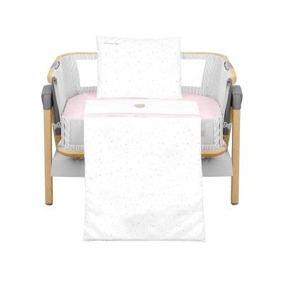 Kikka Boo Σετ Προίκας Μωρού 5 τεμ. για Λίκνο Dream Big Ροζ (41101050063)