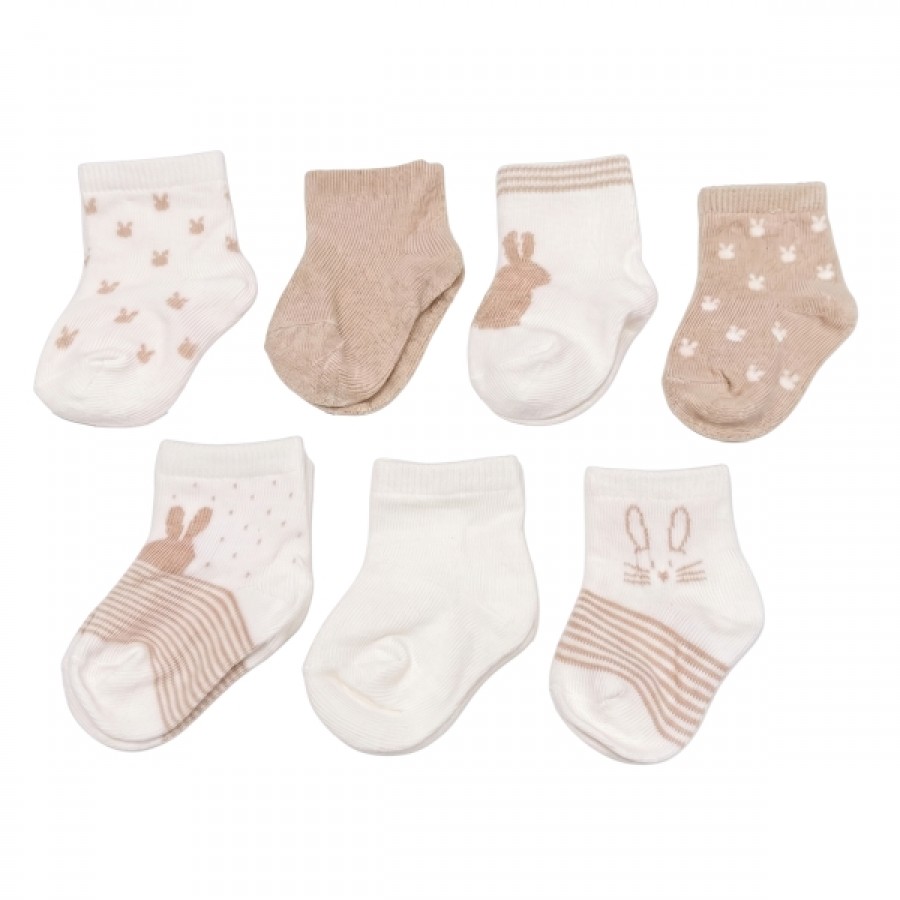Gamberritos Καλτσάκια Newborn Beige Σετ 7τμχ. (10975-4) Gamberritos Καλτσάκια Newborn Beige Σετ 7τμχ. (10975-4)