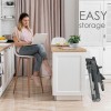 Bebestars Καρέκλα Φαγητού-Κούνια Yum Yum 2σε1 Grey (870-186)