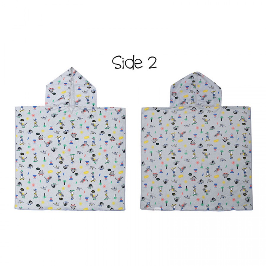 Flapjackkids Πόντσο Διπλής Όψης UPF50+ One Size (2-6y+) Dino (FJKCU567)