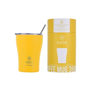 Estia θερμός Coffee Mugs 350ml Pineapple Yellow (01-12458) Estia θερμός Coffee Mugs 350ml Pineapple Yellow (01-12458)