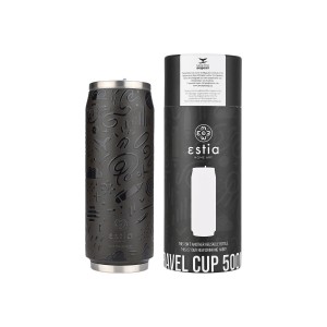Estia θερμός Travel Cup Save The Aegean 500ml Noir Echo (01-22631) Estia θερμός Travel Cup Save The Aegean 500ml Noir Echo (01-22631)