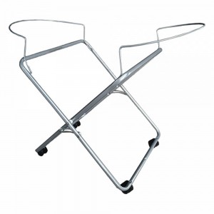 Bebestars Βάση Μεταλλική για Port-Bebe Κλασσική Silver (0-037)