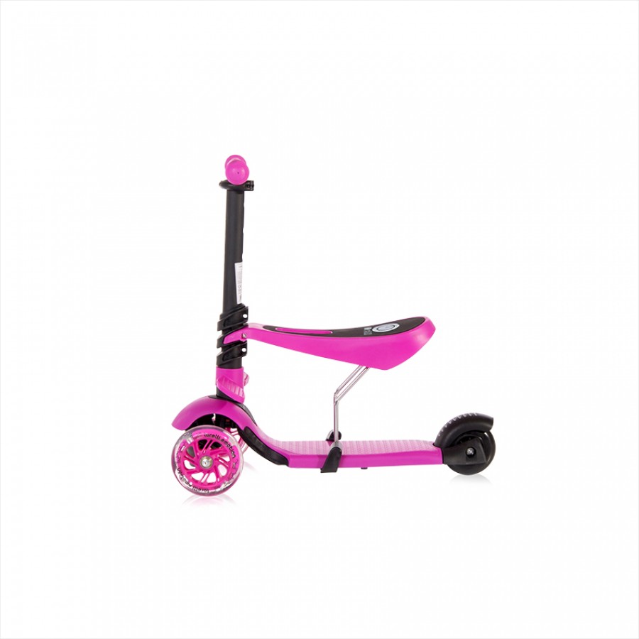 Lorelli Bertoni Scooter Smart Plus Pink Με χειρολαβή Γονέα (10390030019)