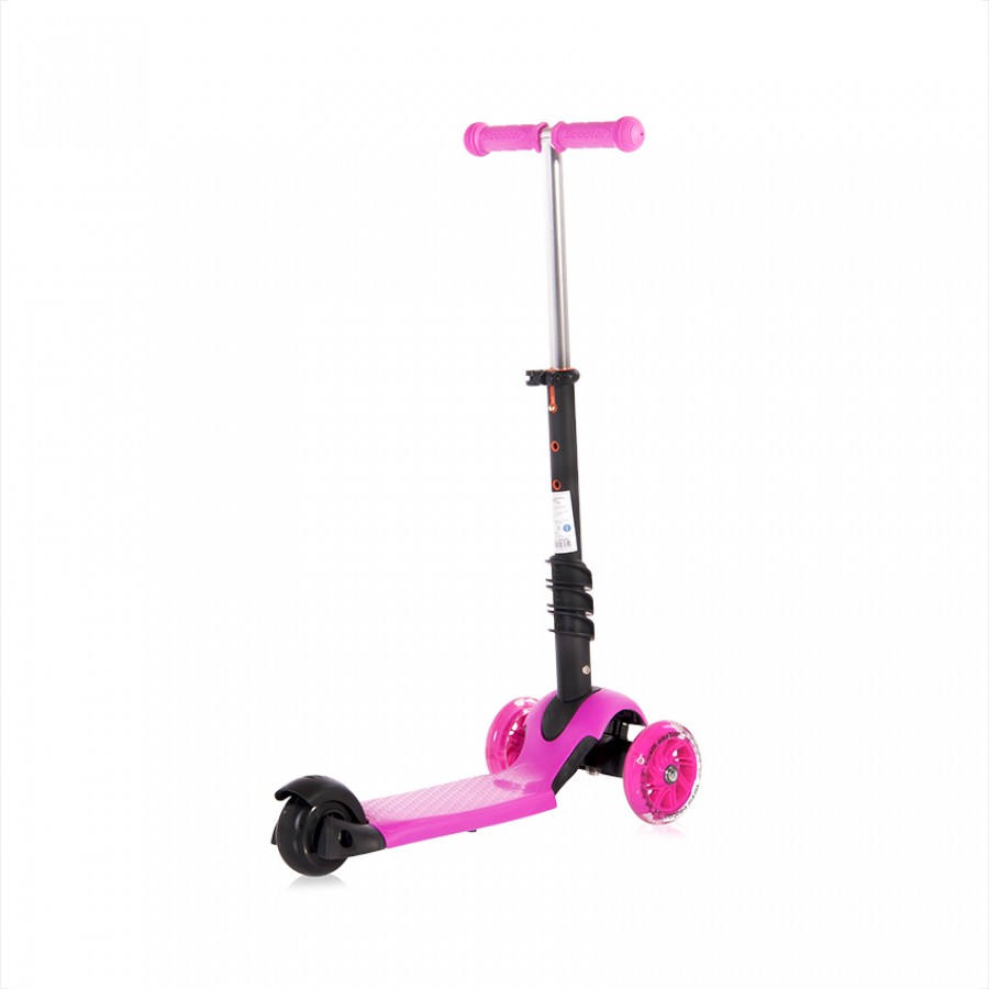 Lorelli Bertoni Scooter Smart Plus Pink Με χειρολαβή Γονέα (10390030019)