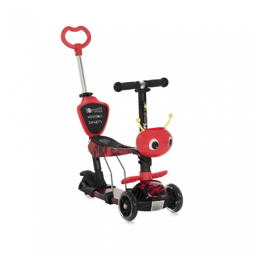 Lorelli Bertoni Scooter Smart Plus Red Fire  Με χειρολαβή Γονέα (10390030023)