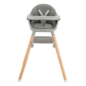 Ξύλινο Καρεκλάκι Φαγητού Kikkaboo Woody Grey (31004010173) Ξύλινο Καρεκλάκι Φαγητού Kikkaboo Woody Grey (31004010173)