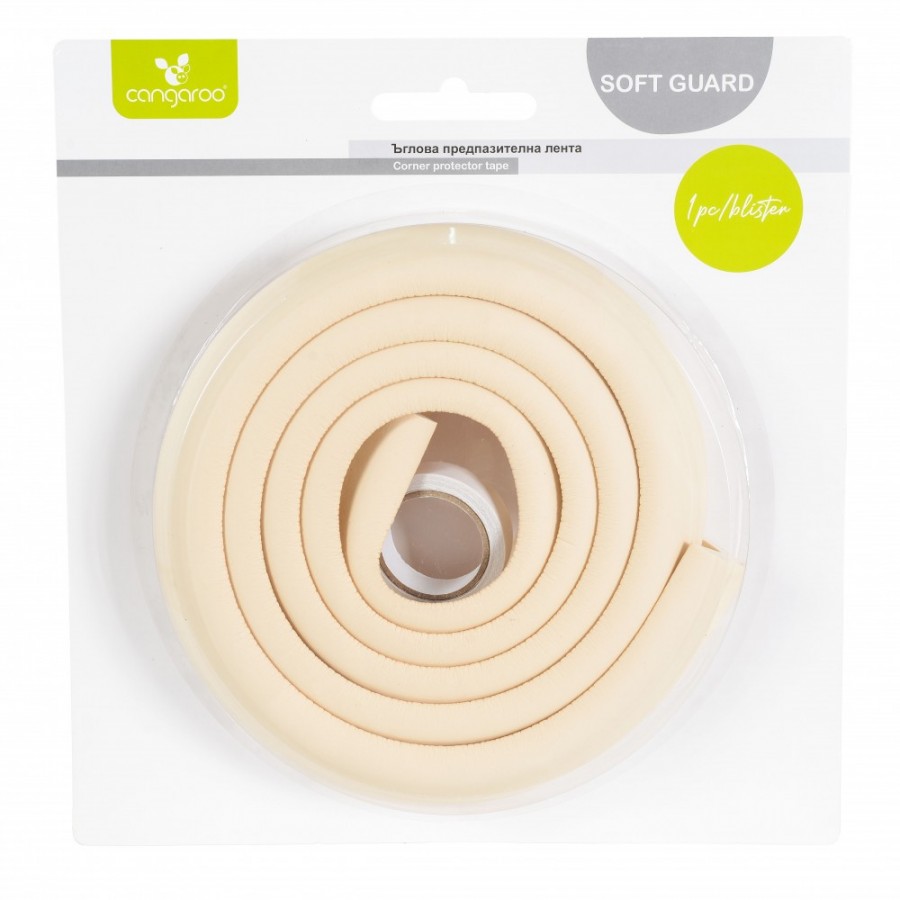 Cangaroo Προστατευτικό Γωνιών Soft Guard 2 μέτρα Beige 1τμχ (3800146270384)