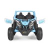 Moni Παιδικό Ηλεκτροκίνητο Go Kart Μονοθέσιο με Τηλεκοντρόλ BO Typhoon 24 Volt Μπλε (3801005000777)