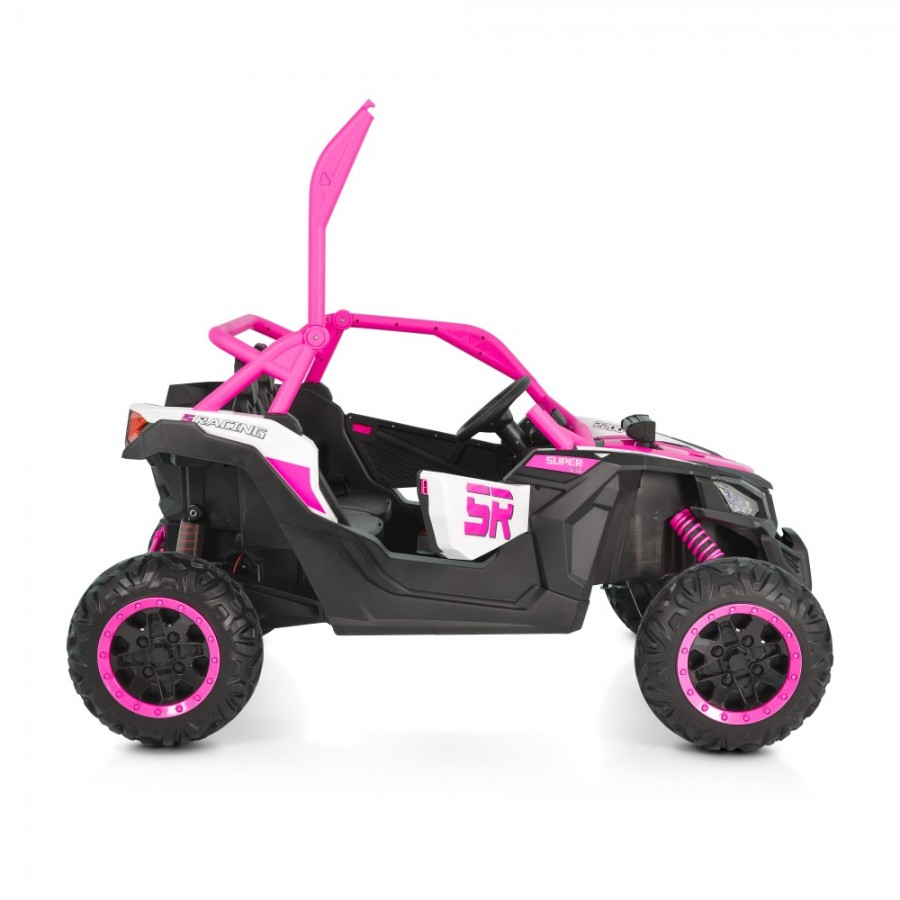 Moni Παιδικό Ηλεκτροκίνητο Go Kart με Τηλεκοντρόλ BO Typhoon 24 Volt Pink (3801005000913)