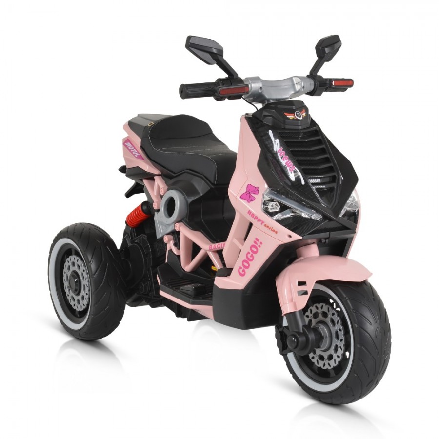 Moni Ηλεκτροκίνητη Μηχανή 12V Napoli Pink (3801005001002)