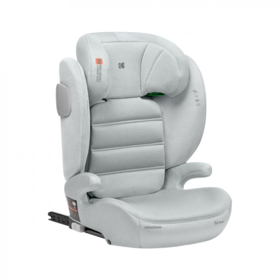 Kikka Boo Κάθισμα Αυτοκινήτου 100-150 cm i-Track i-SIZE Light Grey (41002150016)