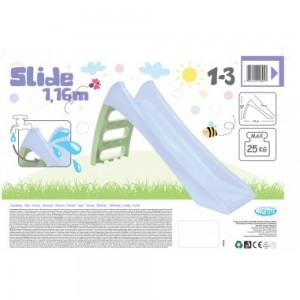 Mochtoys Nεροτσουλήθρα 12801 Pastel slide 116 cm Blue (5907442128017) Mochtoys Nεροτσουλήθρα 12801 Pastel slide 116 cm Blue (5907442128017)