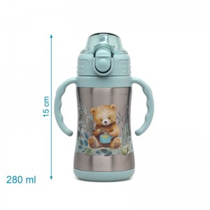 Θερμός με Λαβές Lovely Little Bear 280ML 6+Μ ( 3807) Θερμός με Λαβές Lovely Little Bear 280ML 6+Μ ( 3807)