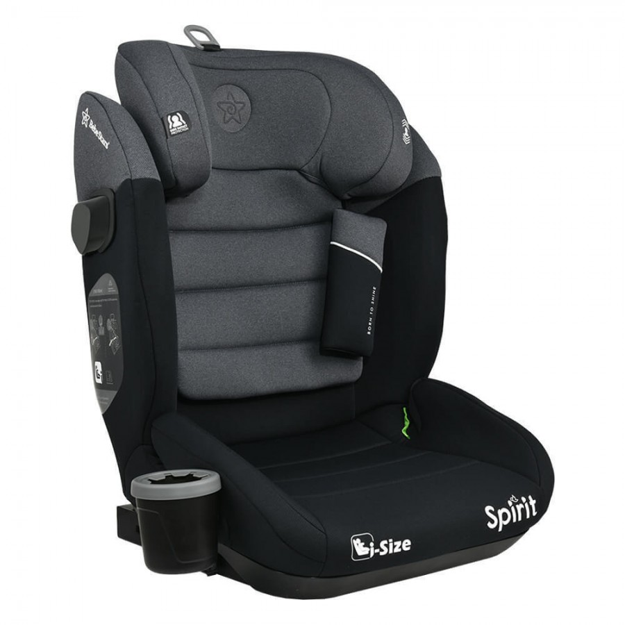 Bebestars Κάθισμα Αυτοκινήτου Spirit Isofix i-Size Steel Grey (945-186)