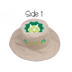 Flapjackkids Καπέλο Διπλής Όψης UPF 50+ 6 μηνών - 2 χρονών Δεινόσαυρος (LUV0136S)