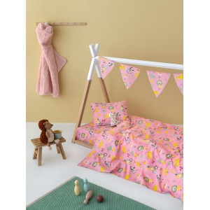 Palamaiki Home Σετ Σεντόνια Κούνιας My Kingdom Baby 130X170 Zoo Pink (MK754) Palamaiki Home Σετ Σεντόνια Κούνιας My Kingdom Baby 130X170 Zoo Pink (MK754)