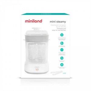 Miniland  Αποστειρωτής - Μπιμπερό Mini Steamy (ML89580) Miniland  Αποστειρωτής - Μπιμπερό Mini Steamy (ML89580)
