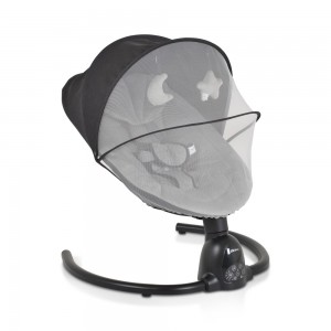 Cangaroo Ηλεκτρικό Ρηλάξ-Κούνια Clarissa Grey (3800146249465)