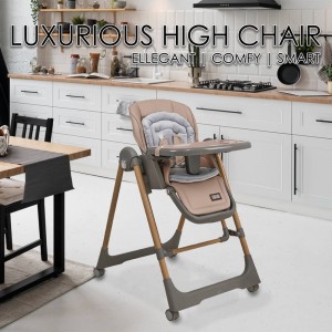 Bebestars Καρέκλα Φαγητού-Κούνια Nuovo 2σε1 Mocha (867-182) Bebestars Καρέκλα Φαγητού-Κούνια Nuovo 2σε1 Mocha (867-182)