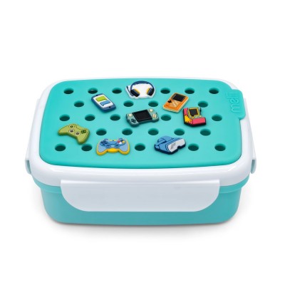 Melii – Bento Φαγητοδοχείο με Charms Μπλε (MEL27600)