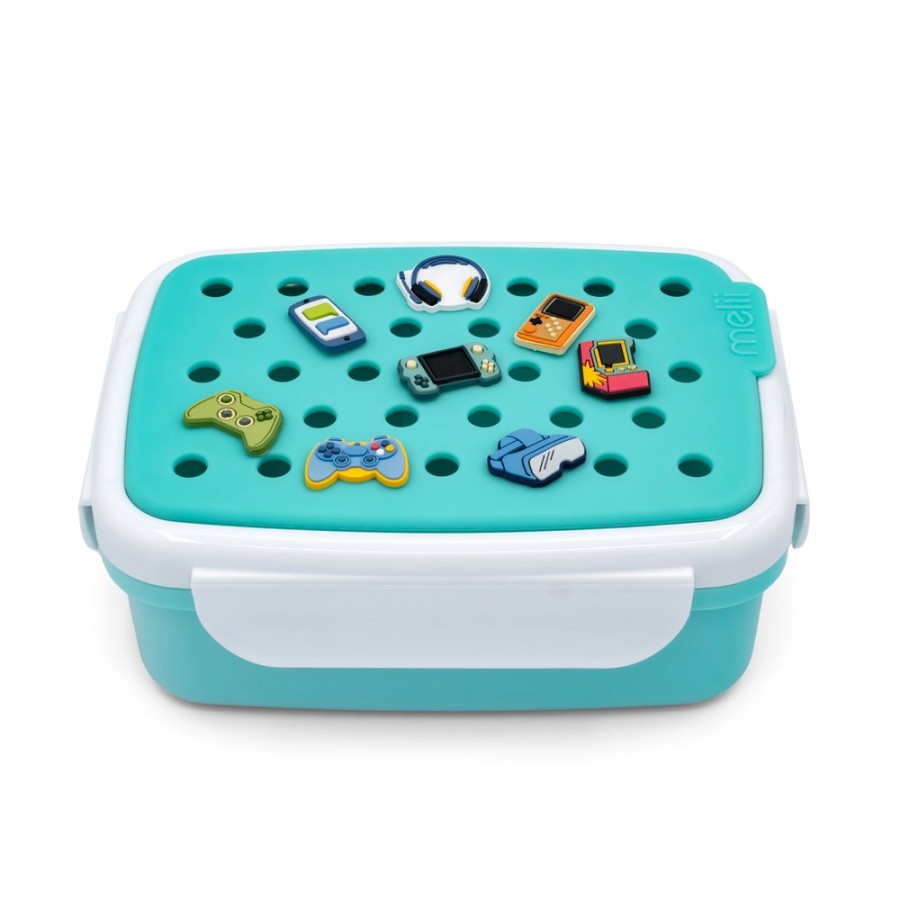 Melii – Bento Φαγητοδοχείο με Charms Μπλε (MEL27600)