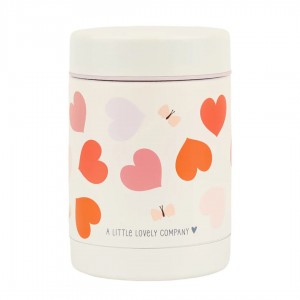 A little lovely company: Θερμός φαγητού από ανοξείδωτο ατσάλι 300ml Hearts (SSFJHE05)