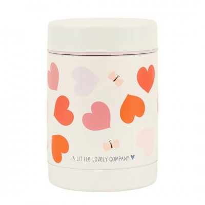 A little lovely company: Θερμός φαγητού από ανοξείδωτο ατσάλι 300ml Hearts (SSFJHE05)