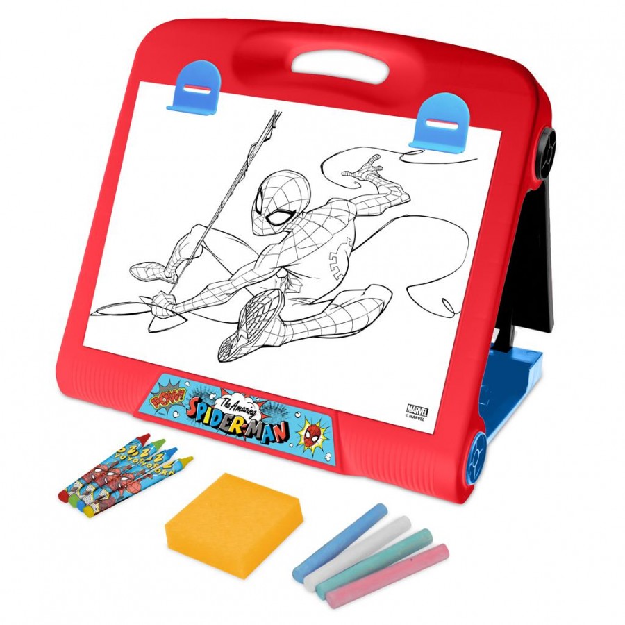 Luna Toys Πίνακας Επιτραπέζιος Διπλής Όψης Spiderman (000508246)