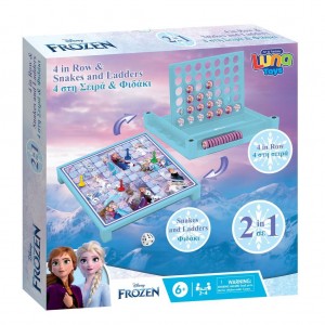 Luna Toys Επιτραπέζιο 4 Στην Σειρά & Φιδάκι Frozen (000564122)  Luna Toys Επιτραπέζιο 4 Στην Σειρά & Φιδάκι Frozen (000564122)