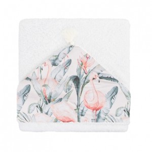 Bimbidreams Κάπα Μπουρνούζι Flamingos 100x100cm (00751601) Bimbidreams Κάπα Μπουρνούζι Flamingos 100x100cm (00751601)
