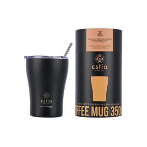 Estia θερμός Coffee Mugs 350ml Midnight Black ( 01-12083) Estia θερμός Coffee Mugs 350ml Midnight Black ( 01-12083)