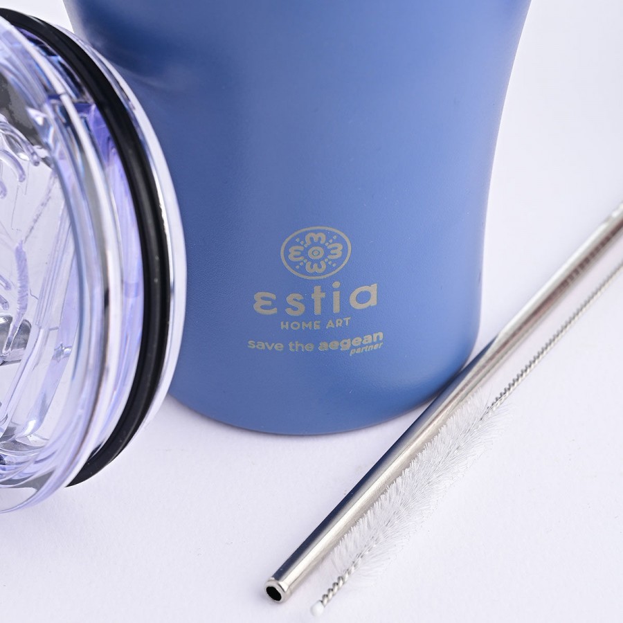 Estia θερμός Coffee Mugs 350ml Denim (01-12182)