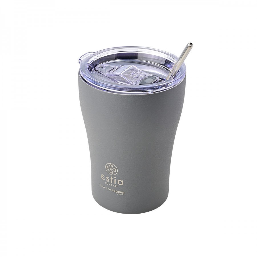 Estia θερμός Coffee Mugs 350ml Fjord Grey (01-12441)