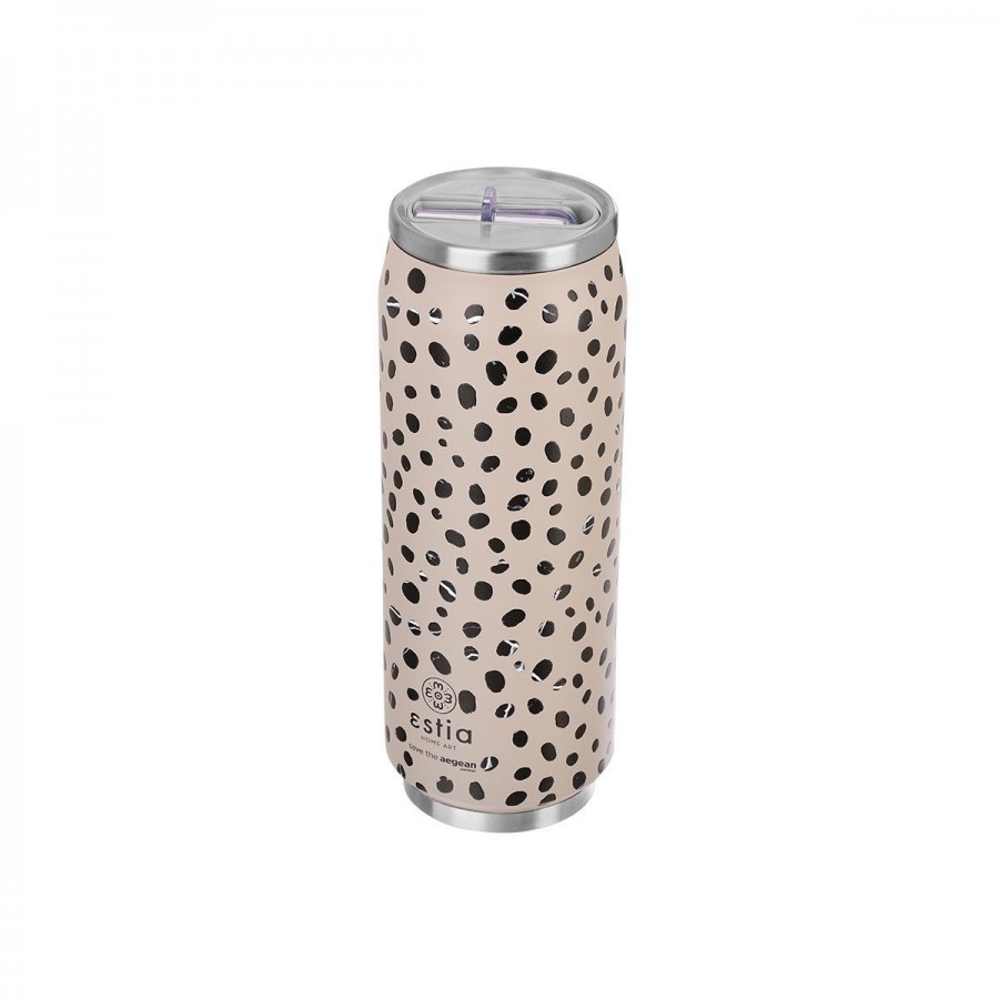 Estia θερμός Travel Cup Save The Aegean 500ml Leopard Taupe (01-16777)