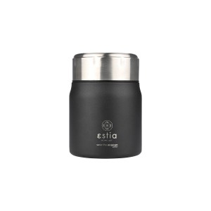 Estia Home Θερμός από ανοξείδωτο ατσάλι φαγητού Lunch Pots 500ml Midnight Black (01-21658) Estia Home Θερμός από ανοξείδωτο ατσάλι φαγητού Lunch Pots 500ml Midnight Black (01-21658)