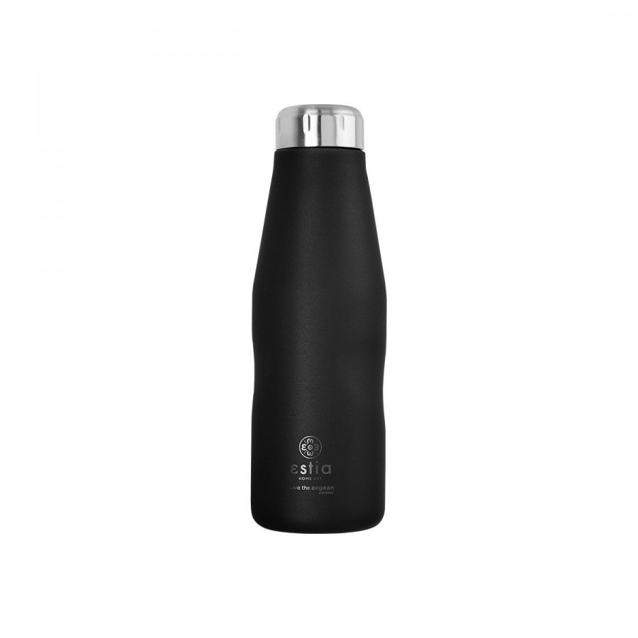 Estia θερμός Travel Flask Save The Aegean 500ml Mindnight Black (01-7799)