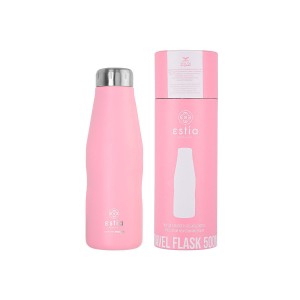 Estia θερμός Travel Flask Save The Aegean 500ml Blossom Rose (01-7812) Estia θερμός Travel Flask Save The Aegean 500ml Blossom Rose (01-7812)
