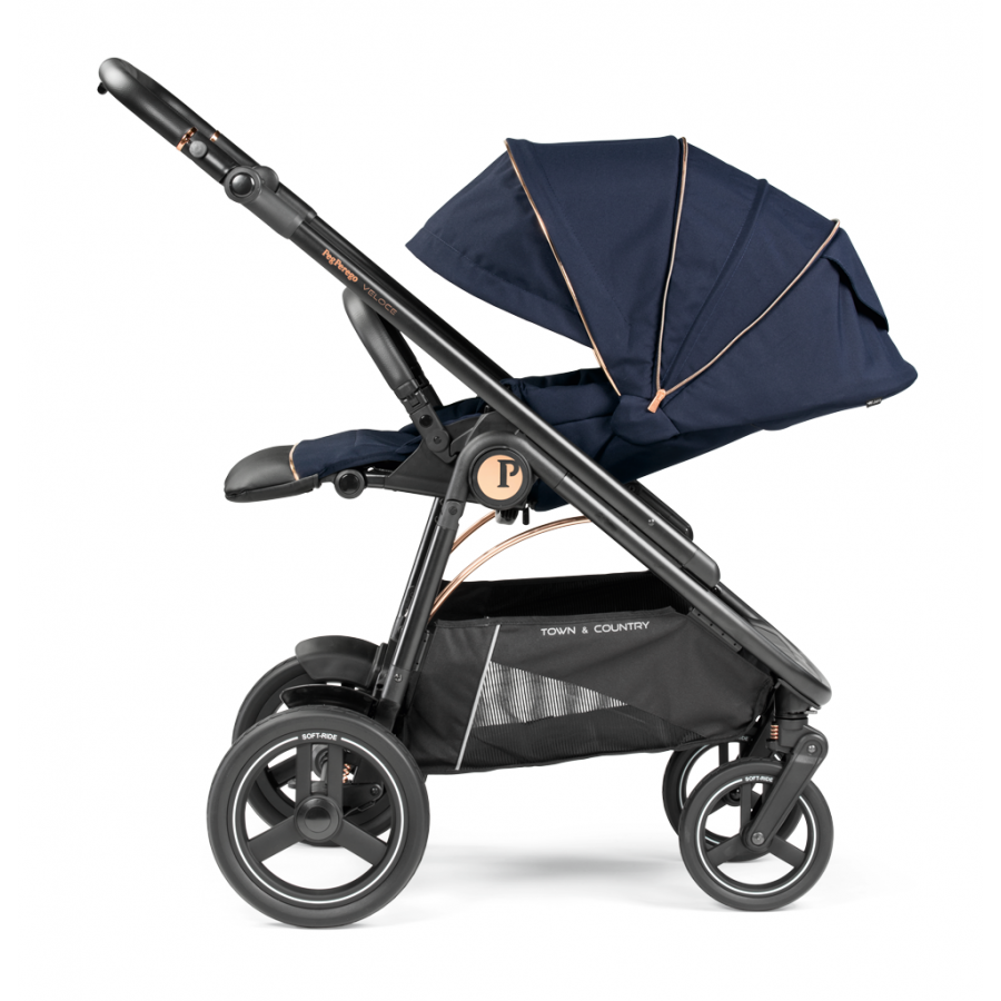 Peg Perego Καρότσι Veloce TC Blue Shine (02826RO51PL31)