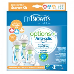 Dr. Brown's Σετ 3 τεμαχίων Πλαστικά Μπιμπερό Options+ Κατά των Κολικών με Θηλή Σιλικόνης 2x270m (WB03606) Dr. Brown's Σετ 3 τεμαχίων Πλαστικά Μπιμπερό Options+ Κατά των Κολικών με Θηλή Σιλικόνης 2x270m (WB03606)